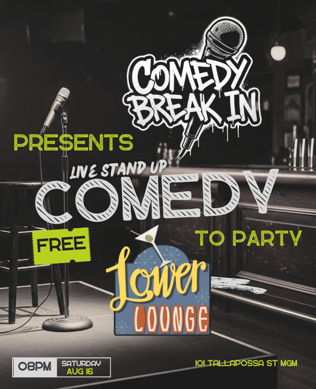 8/16 Live Comedy at Lower Lounge MGM