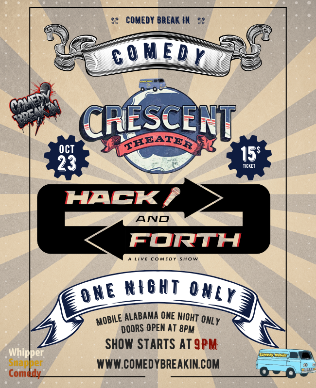 10/23 Hack and Forth at The Crescent Theater