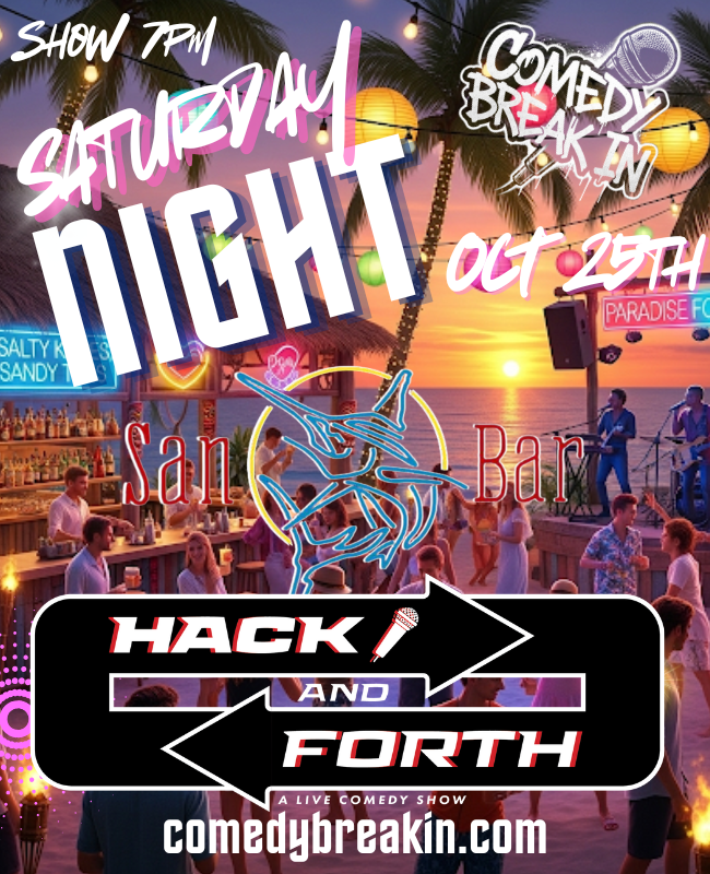 10/25 Hack and Forth at SanBar Orange Beach