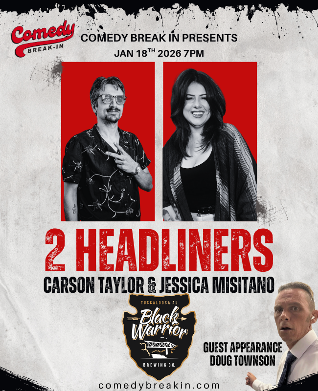 1/18 Jessica Misitano W/ Carson Taylor Live in Tuscaloosa AL @ Black Warrior Brewery