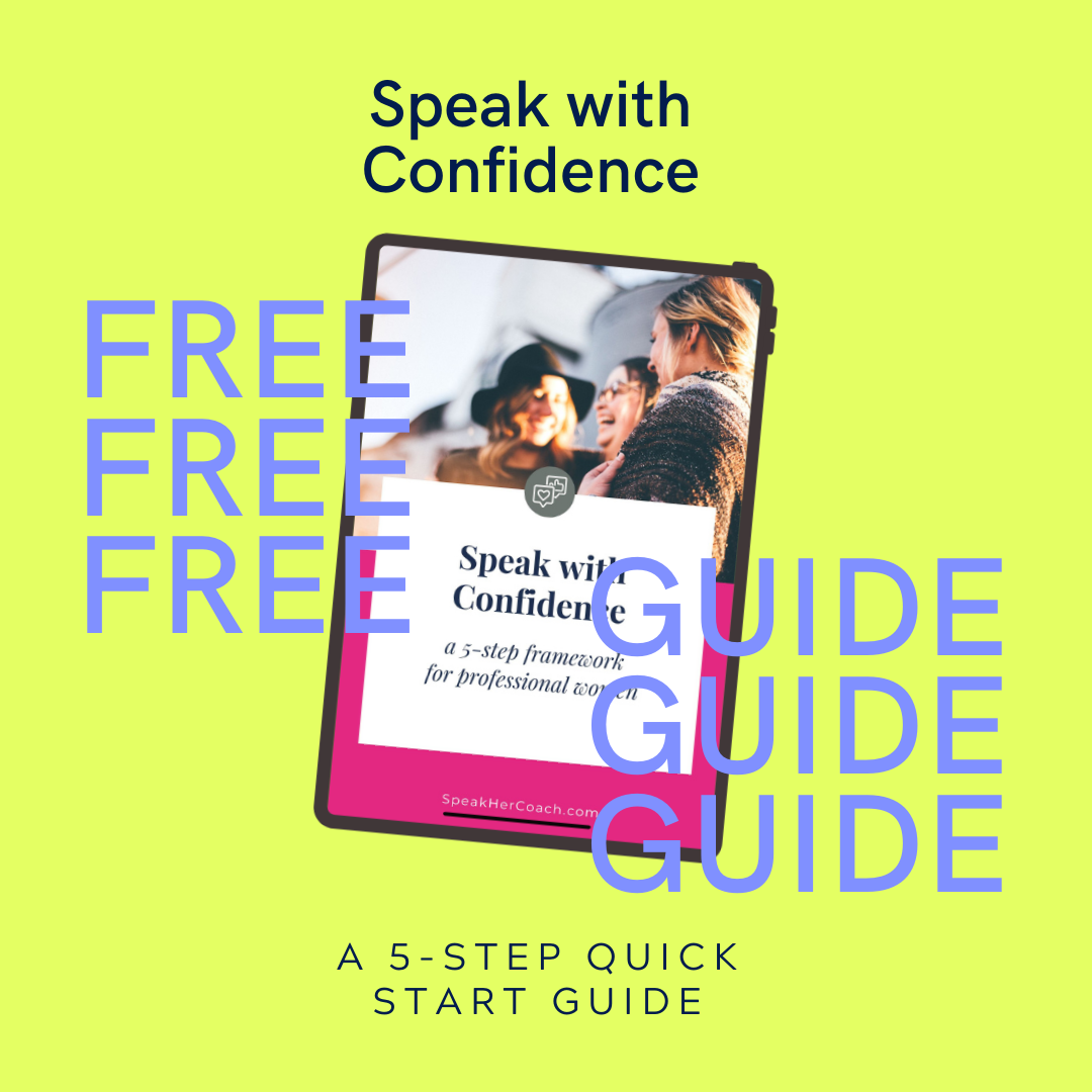 Speak with Confidence: a 5-Step Quickstart Guide &amp; Mini Course