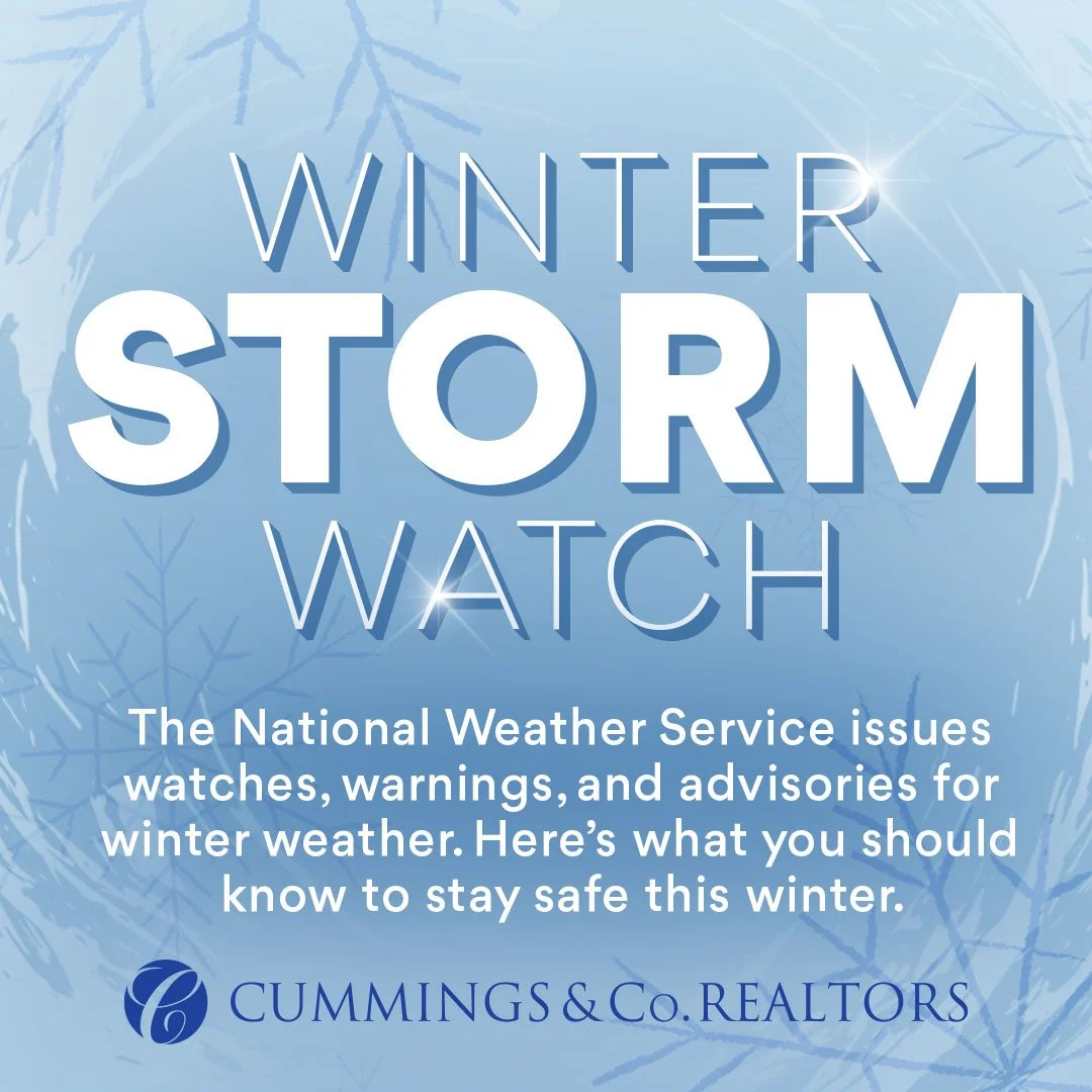 ❄️ Winter Storm Watch, Advisory, or Warning &mdash; What Does It Mean for Your Home? ❄️
Winter weather alerts can sound confusing, but they all have one thing in common: they impact safety, travel, and your home.
This graphic breaks down what each al