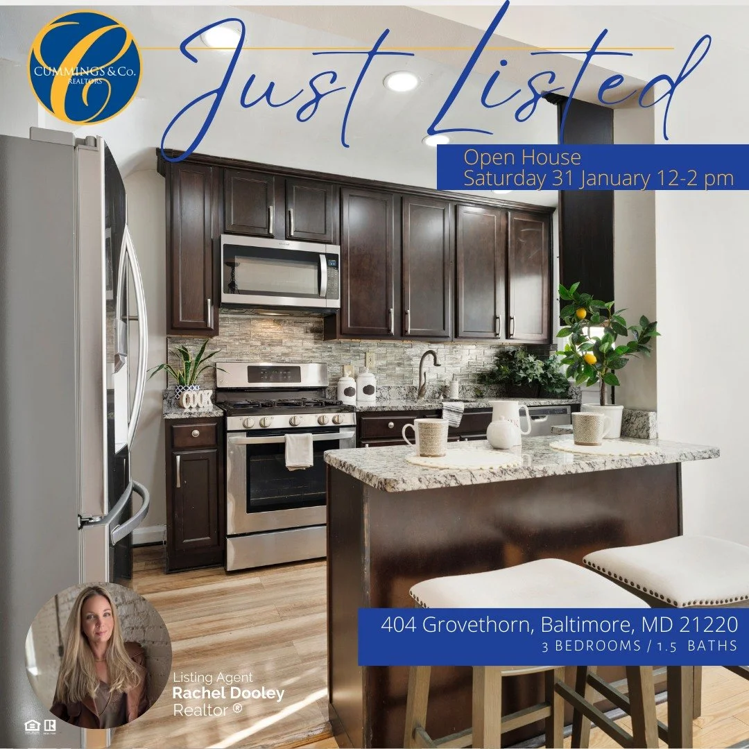 ✨Just Listed✨
OPEN HOUSE: Saturday, Jan 31st 12-2pm

📍404 Grovethorn, Baltimore, MD 21220
3 Bedrooms
1.5 Bathrooms
$215,000

Welcome to 404 Grovethorn Rd &mdash; a warm and inviting, move-in ready home in a quiet, established neighborhood offering c