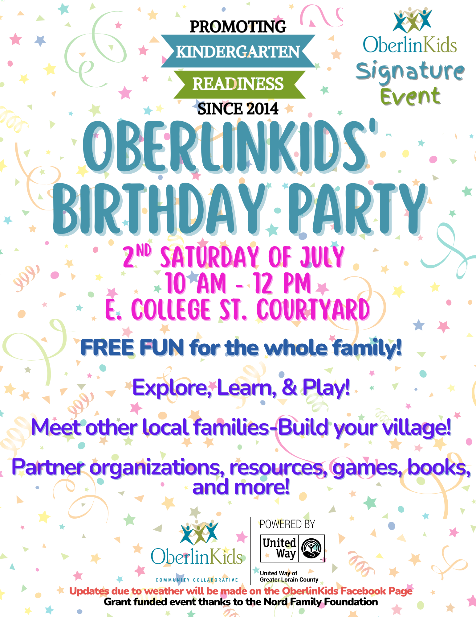 OberlinKids’ Birthday Party