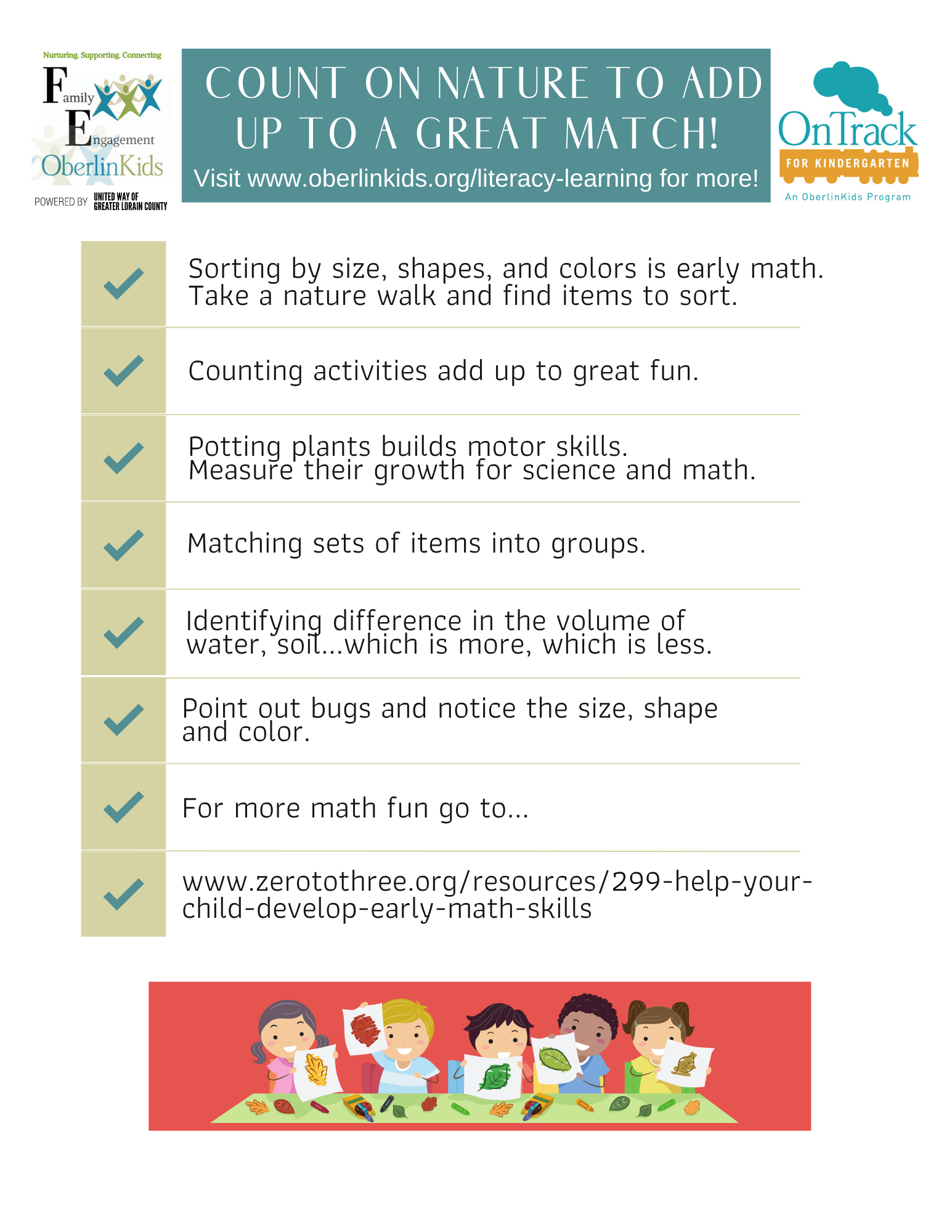 Count on Nature to Add Up to a Great Match!