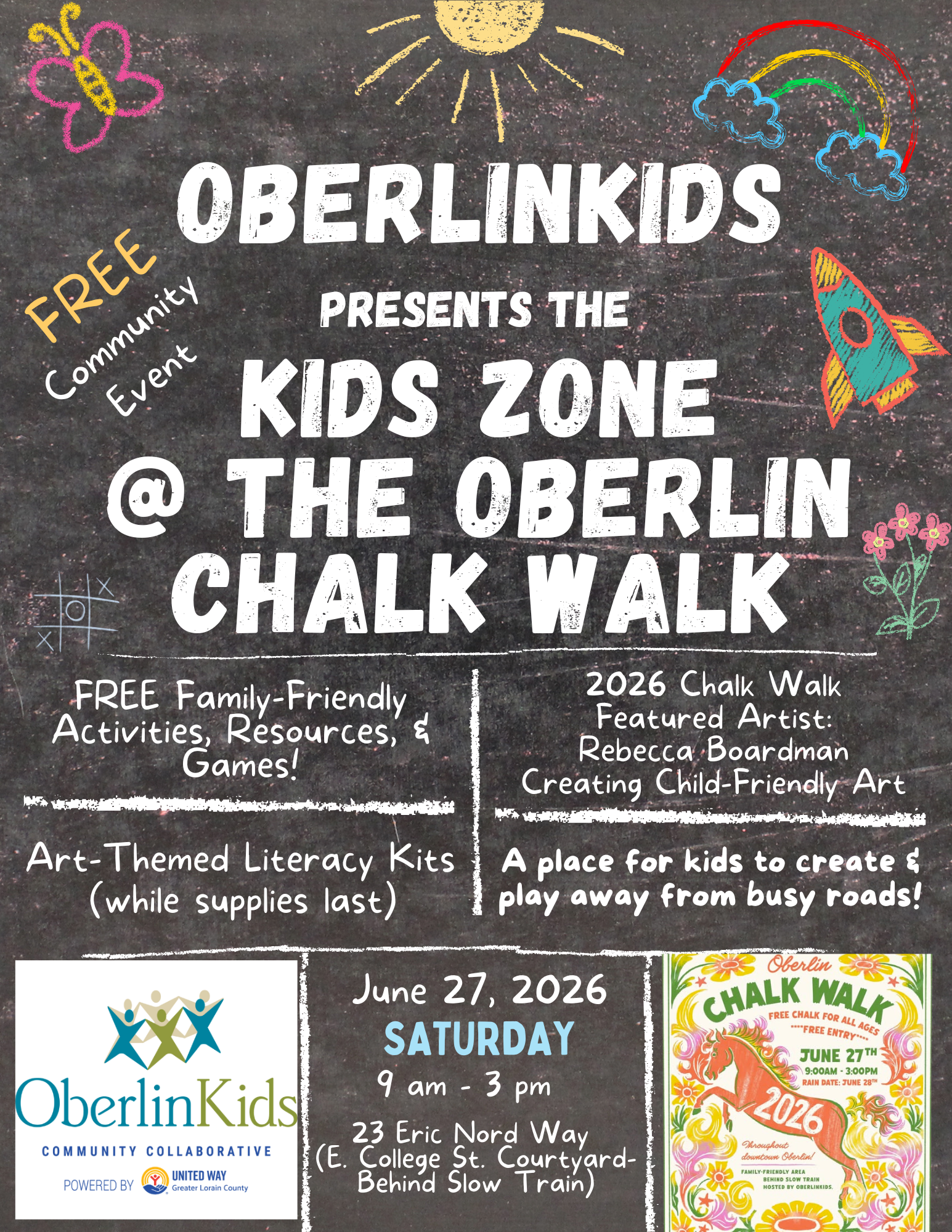 2026 Oberlin Chalk Walk Kids Zone