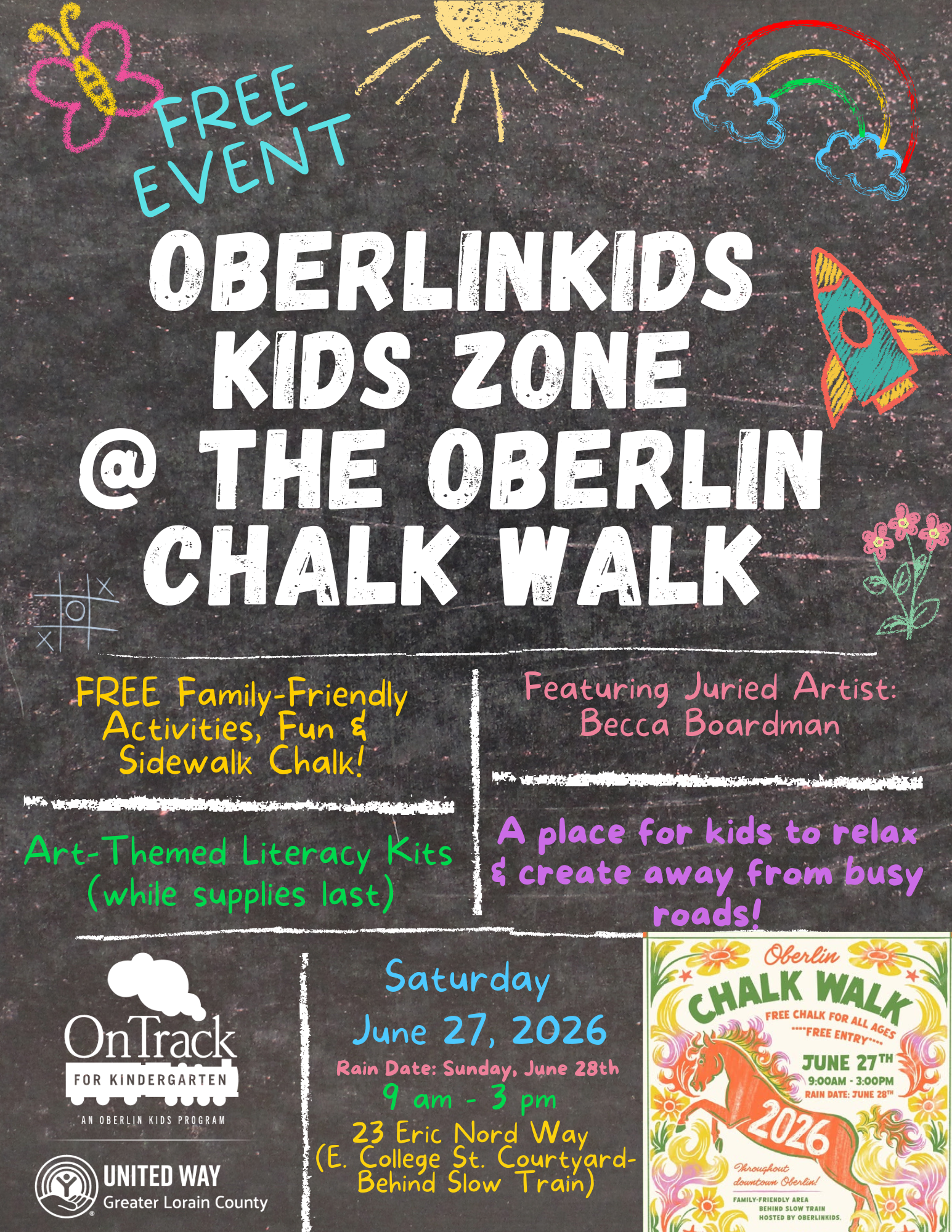 2026 Oberlin Chalk Walk Kids Zone
