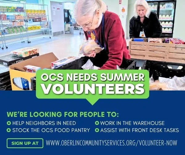 Summer Volunteers Needed
