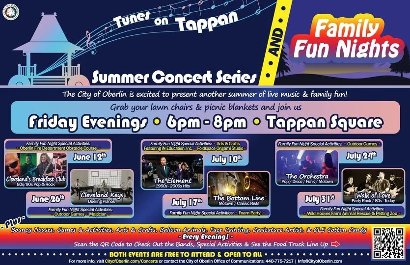 Tunes on Tappan &amp; Family Fun Nights