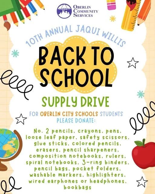 10th Annual Jaqui Willis School Supply Drive 