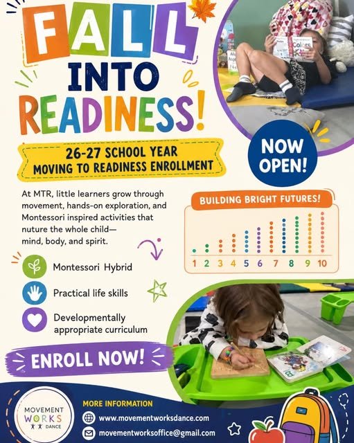 Fall Into Readiness! Enrollment Now Open at Movement Works