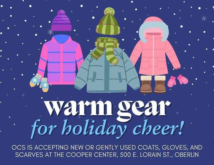 Winter Coat and Warm Gear Donation Drive at OCS