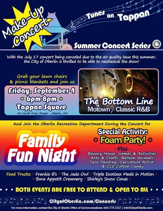 Tunes on Tappan Family Fun Night Make-Up Concert