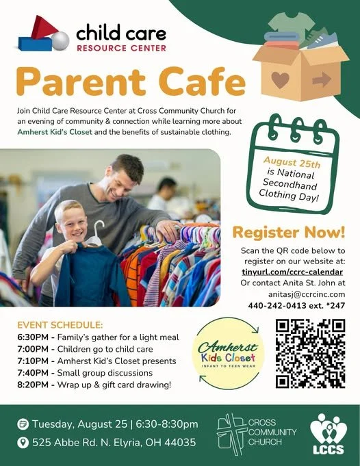 Parent Cafe August 25th!