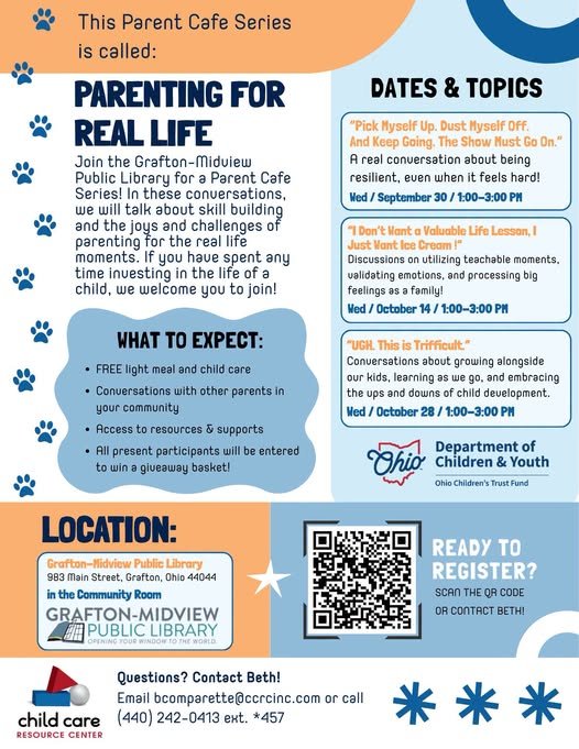 Parenting for Real Life Parent Cafe Series