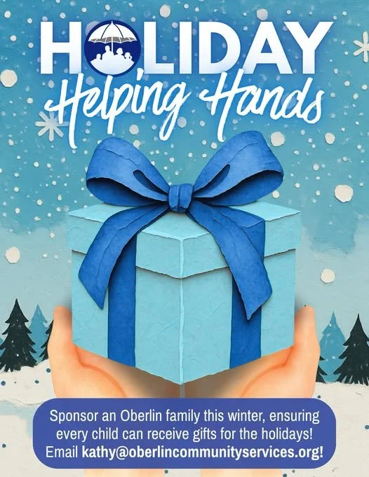Holiday Helping Hands Sponsors Needed this Holiday Season