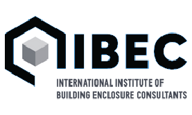 Logo of the International Institute of Building Enclosure Consultants (IBEC) featuring a hexagonal shape and text.