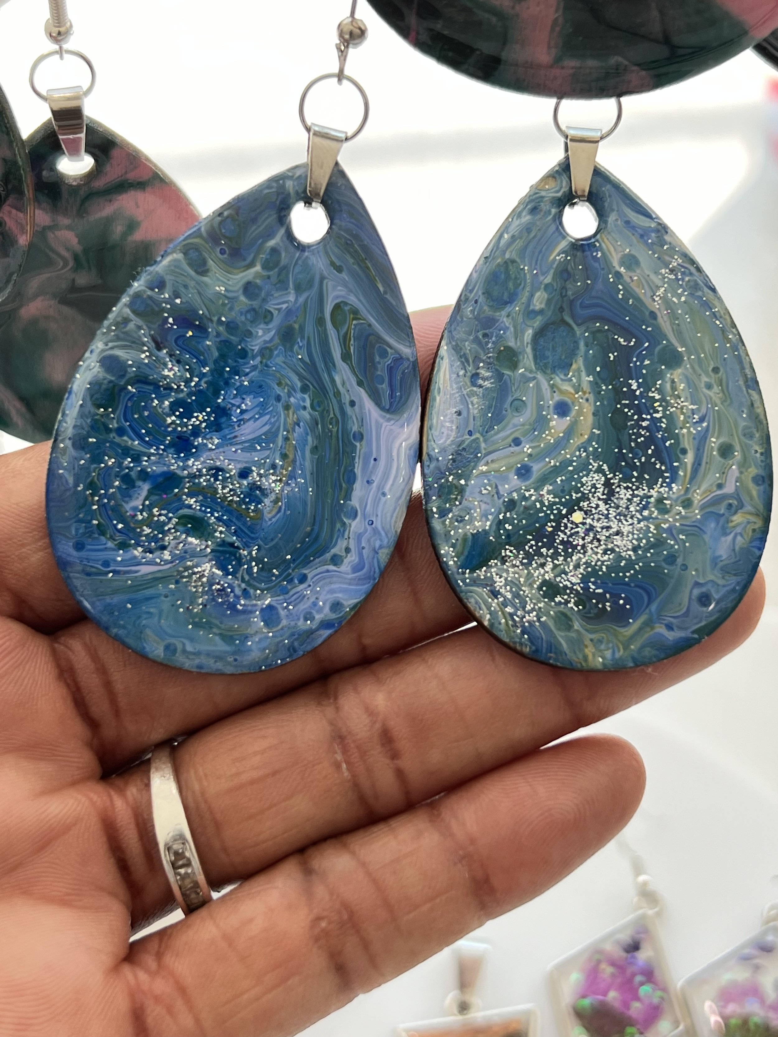Wooden/resin Earrings