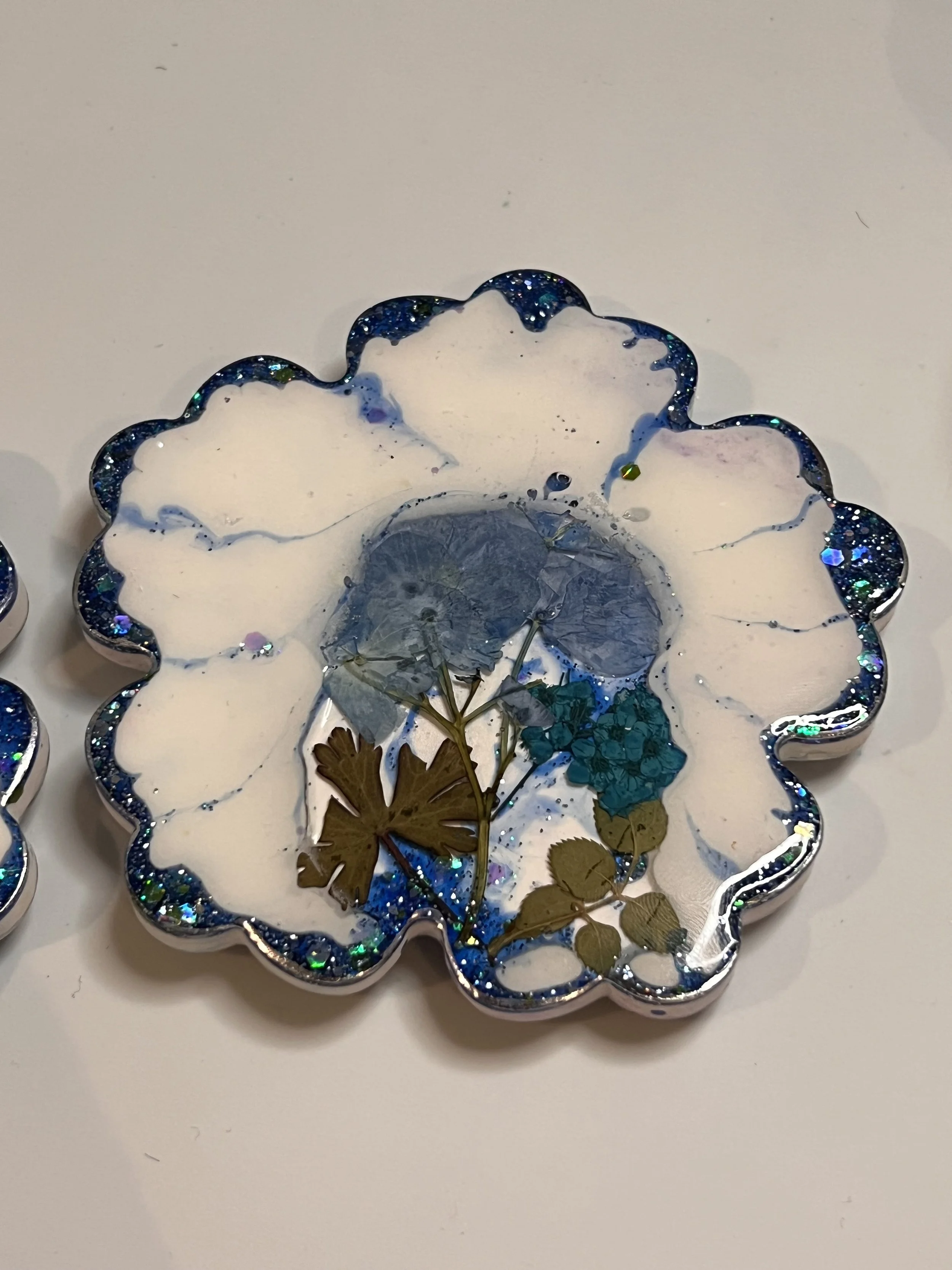 Resin Crete and Epoxy Resin window coaster