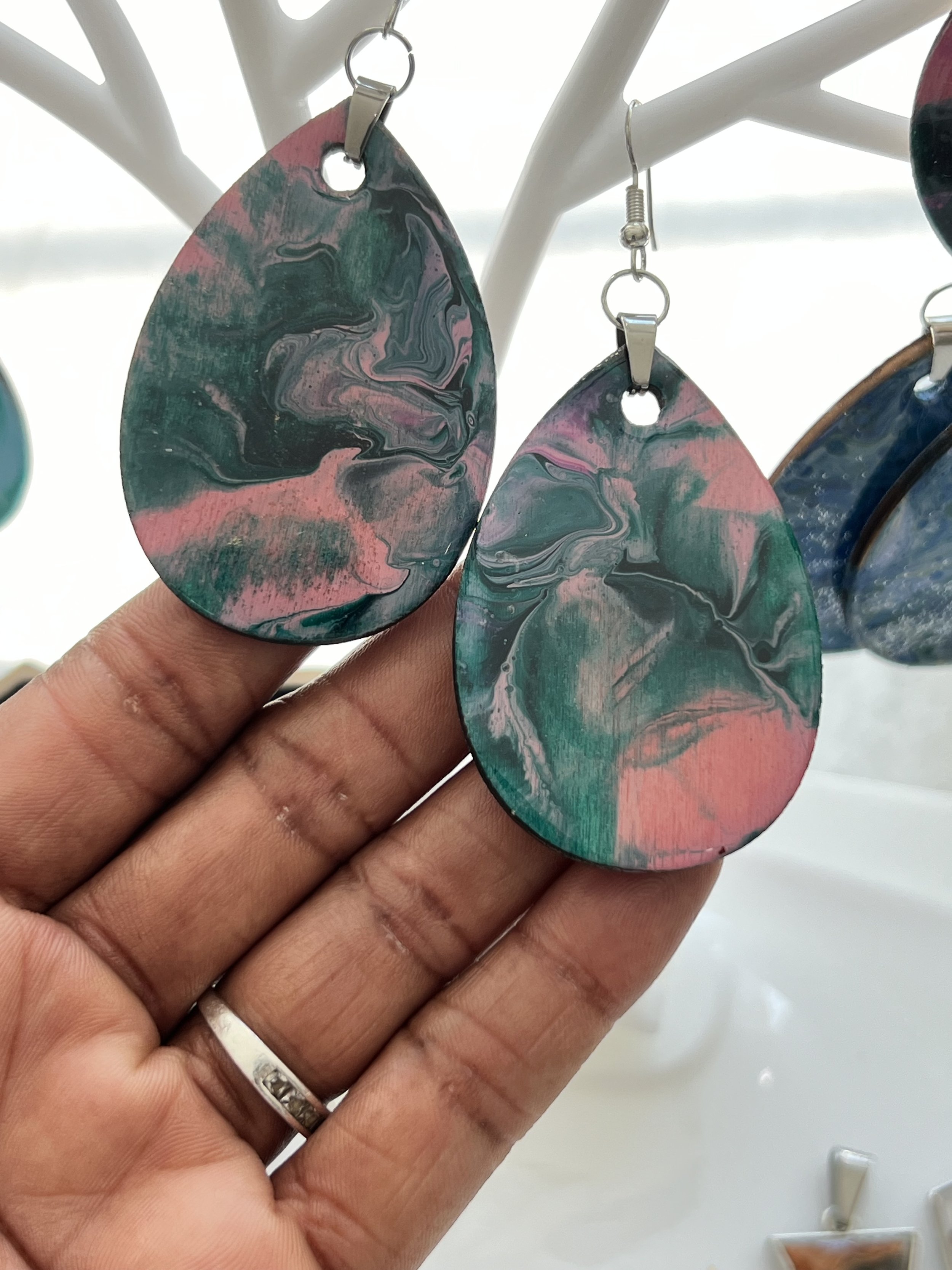 Wooden/Resin Earrings