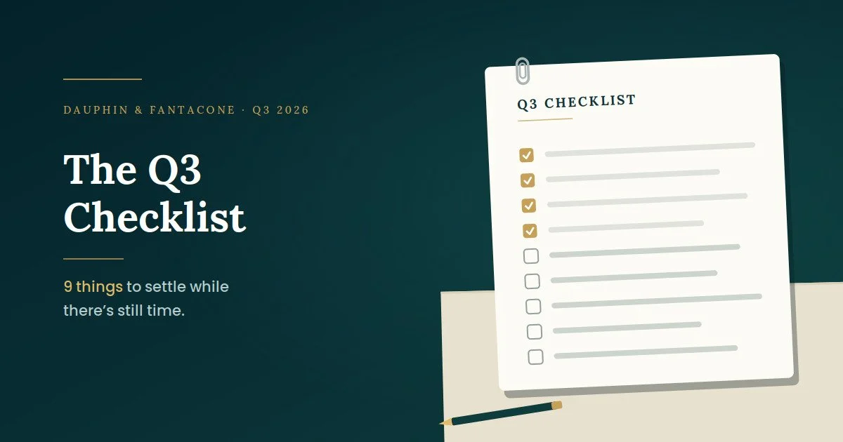 Tax Planning - Q3 Check-In