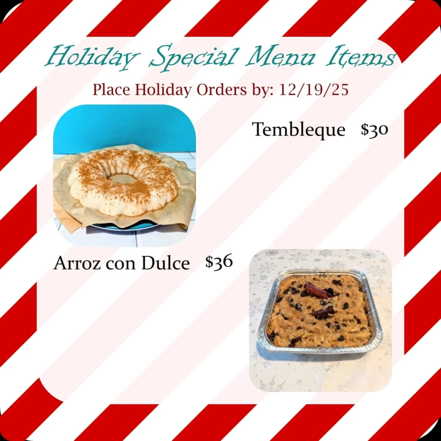 Tuki tuki tuki tuki⭐🎄
#holidaydesserts #desserts #tembleque #arrozcondulce #newyorican #nycbakery #puertoricanbakery #flamboyanbx