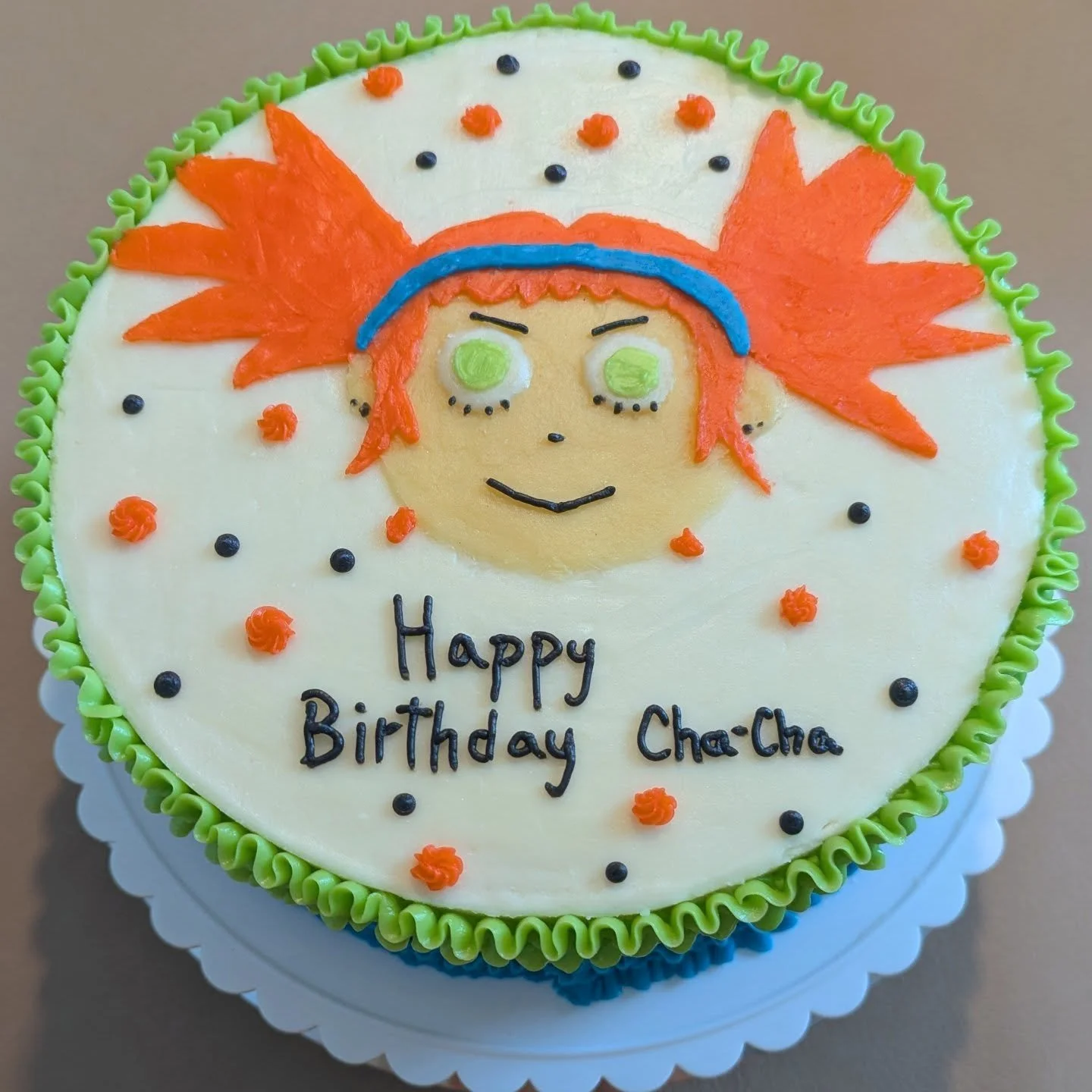 When I do the birthday cake for my amazing sister, I go all out. Where my Peach Riot fans at????

@peachriotofficial 
#peachriotgigi #nycbakery #puertoricandessert #newyorican #flamboyanbx