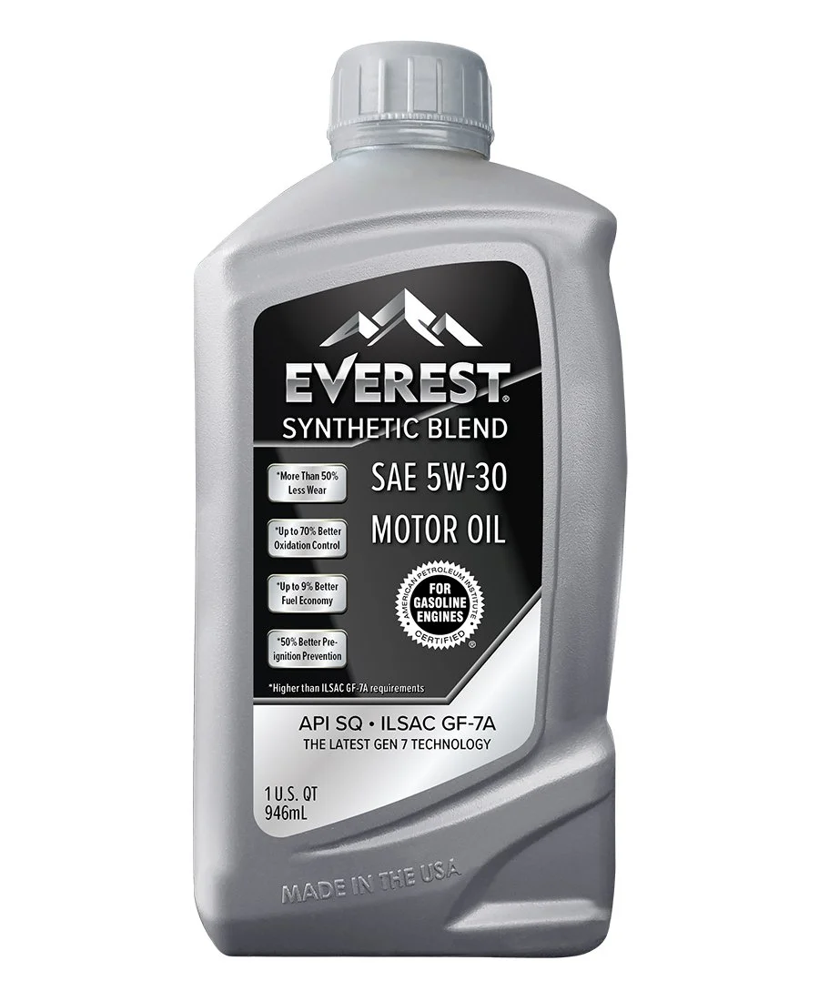 Everest Synthetic Blend SAE 5W-30 SQ GF-7A Motor Oil