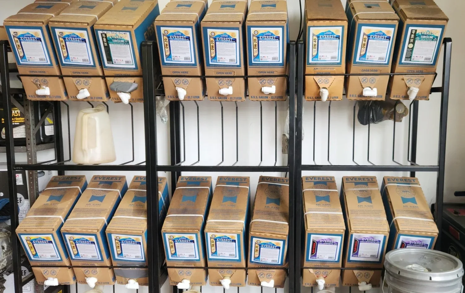 Bag-in-Box (BiB) Racks - Metaline