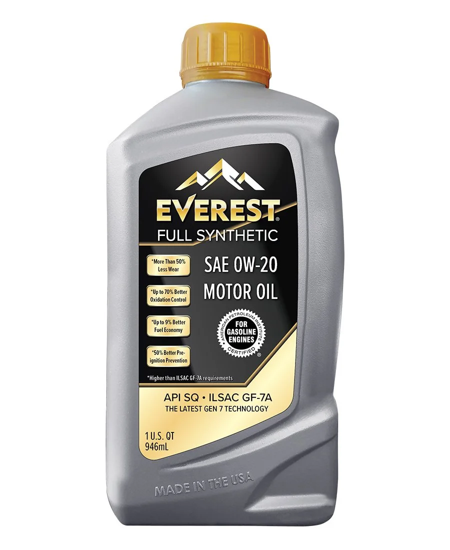 Everest Full Synthetic SAE 0W-20 SQ GF-7A Motor Oil