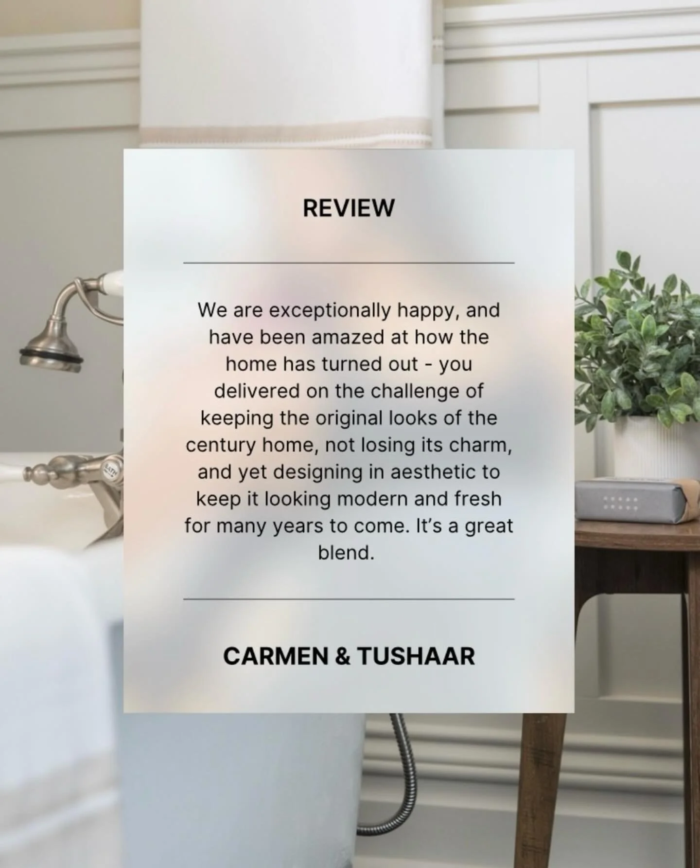 Always great to get glowing reviews from clients! ☺️ #kkid #interiordesign #kelseykittlesoninteriordesign #calgarydesigner #makelifebeautiful