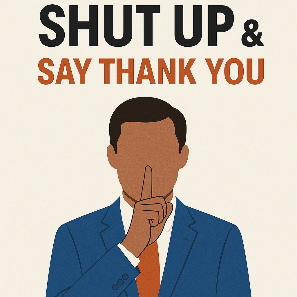 Shut Up &amp; Say Thank You