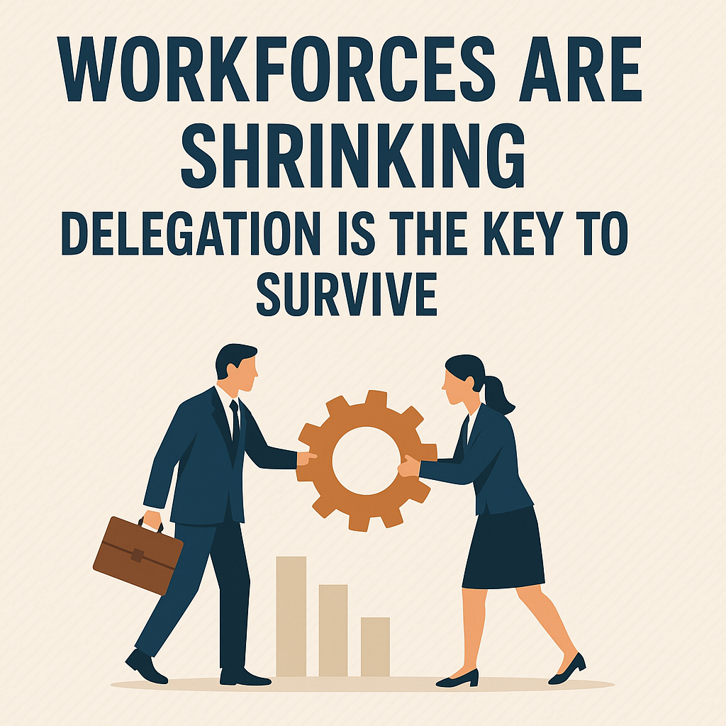 Workforces Are Shrinking — Delegation Is the Key to Survive