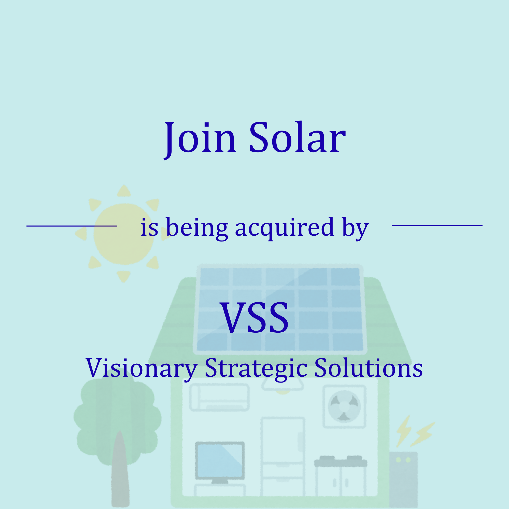 Join Solar is being acquired by VSS