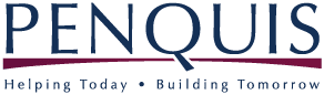 Penquis logo with text 'Helping Today • Building Tomorrow'