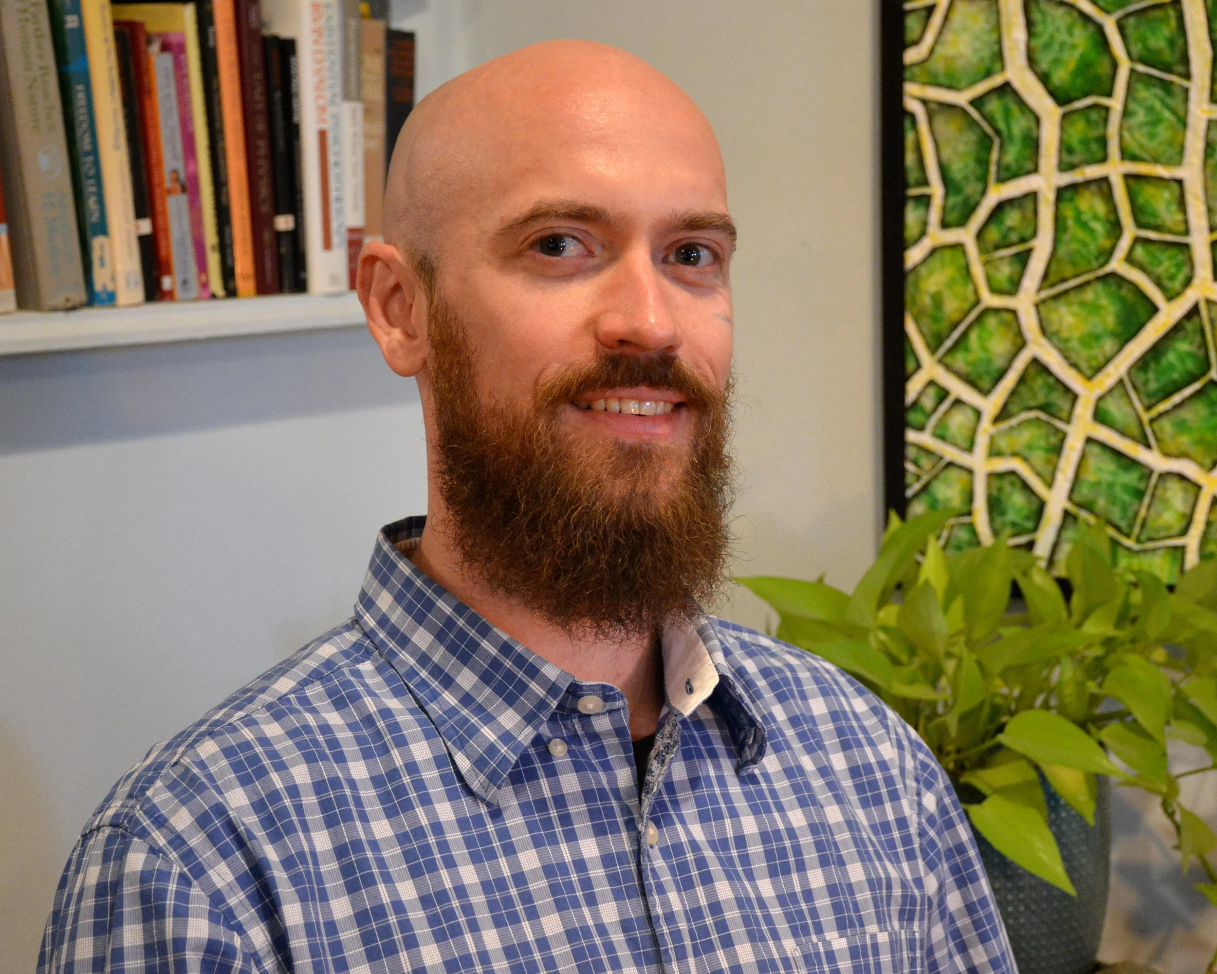 Eric Brown, therapist at New Orleans Counseling Alliance, professional headshot