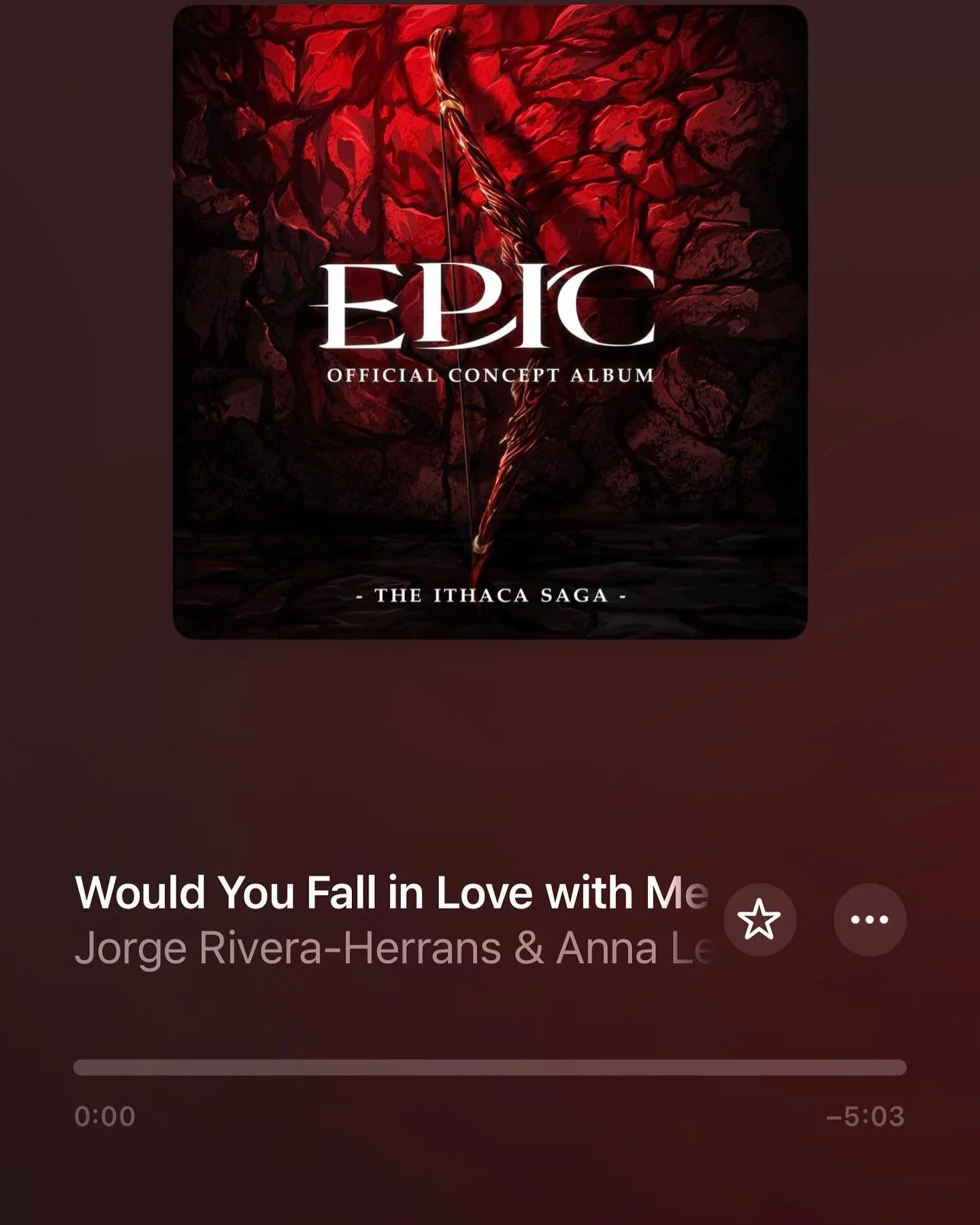 I started off my March 2026 playlist with an absolute banger &mdash; but dare I say the song is TOO powerful for the opening track of a playlist like this? You mean to say I&rsquo;m going to start every morning of March crying my eyes out?? #epicthem