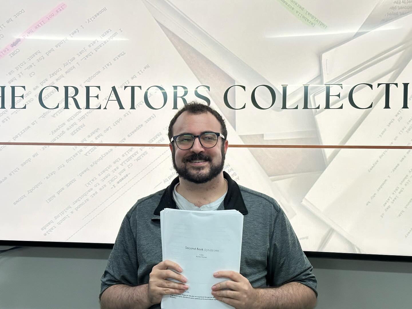 Second Book Syndrome, Fox Crossing Productions Creators Collective Reading: Success!

This past Friday evening, I gathered with friends, peers, and strangers for a reading of my full length urban fantasy dramedy, Second Book Syndrome. Facilitated by 