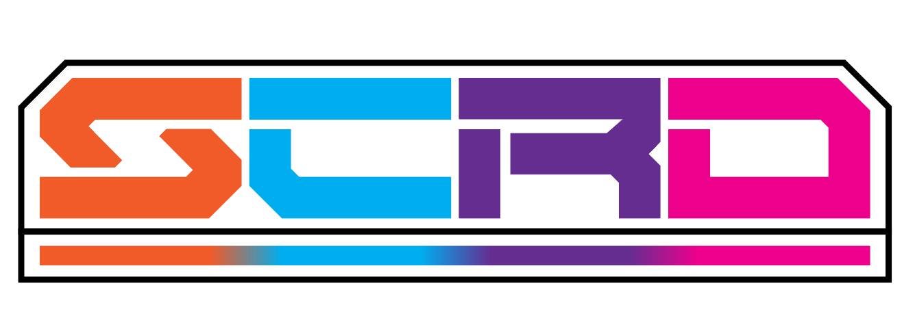 Colorful logo with the letters S, E, R, D in stylized uppercase font inside a black-bordered rectangle.