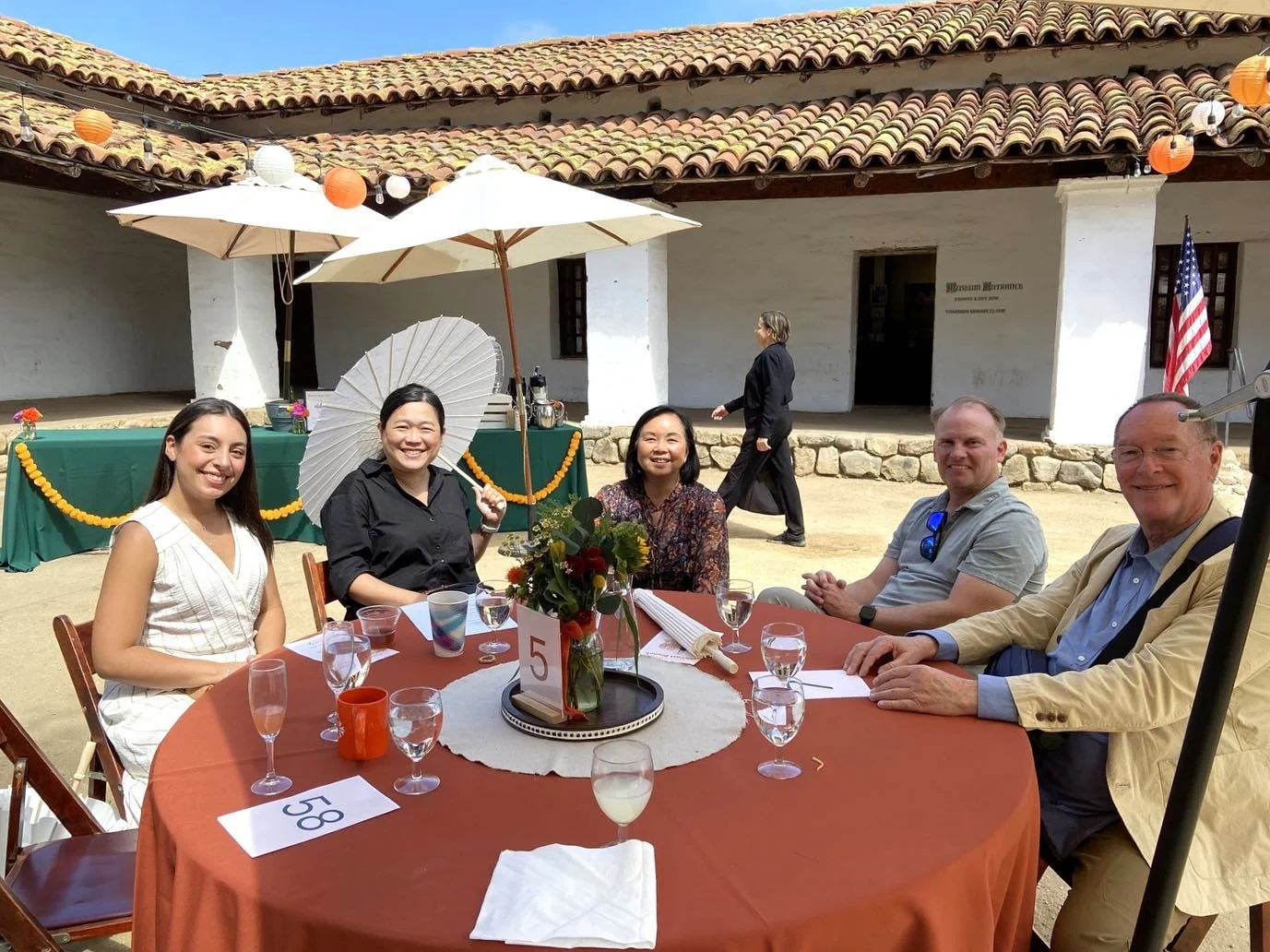 Last weekend, we hosted our first-ever Harvest Brunch here at the iconic Casa de la Guerra! 
 
Guests enjoyed a delicious brunch buffet from State and Fig, bid on unique local items in our silent auction, and explored our newest exhibit: Santa Barbar