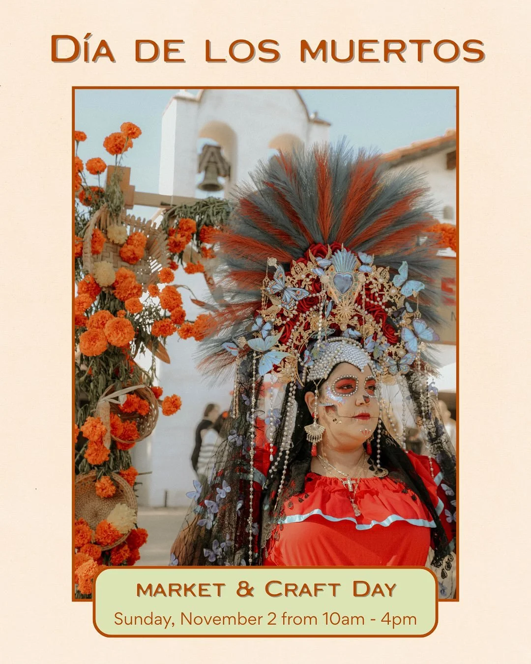 The 5th Annual Dia de los Muertos Market &amp; Craft Day, presented by @MujeresMakersMarket and @SBTHP is right around the corner!&nbsp;
&nbsp;
Join us November 2 for a magical celebration honoring those who have passed before us. Festivities include