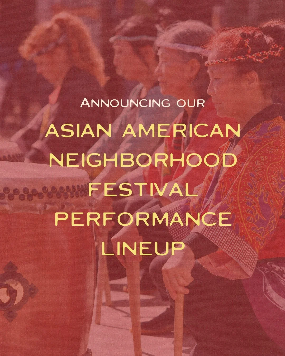 Check out the performance lineup for the 2026 Asian American Neighborhood Festival! From traditional Japanese taiko drumming and the ancient style of Bharatanatyam to contemporary K-pop and breakdancing, we are thrilled to welcome back some popular r