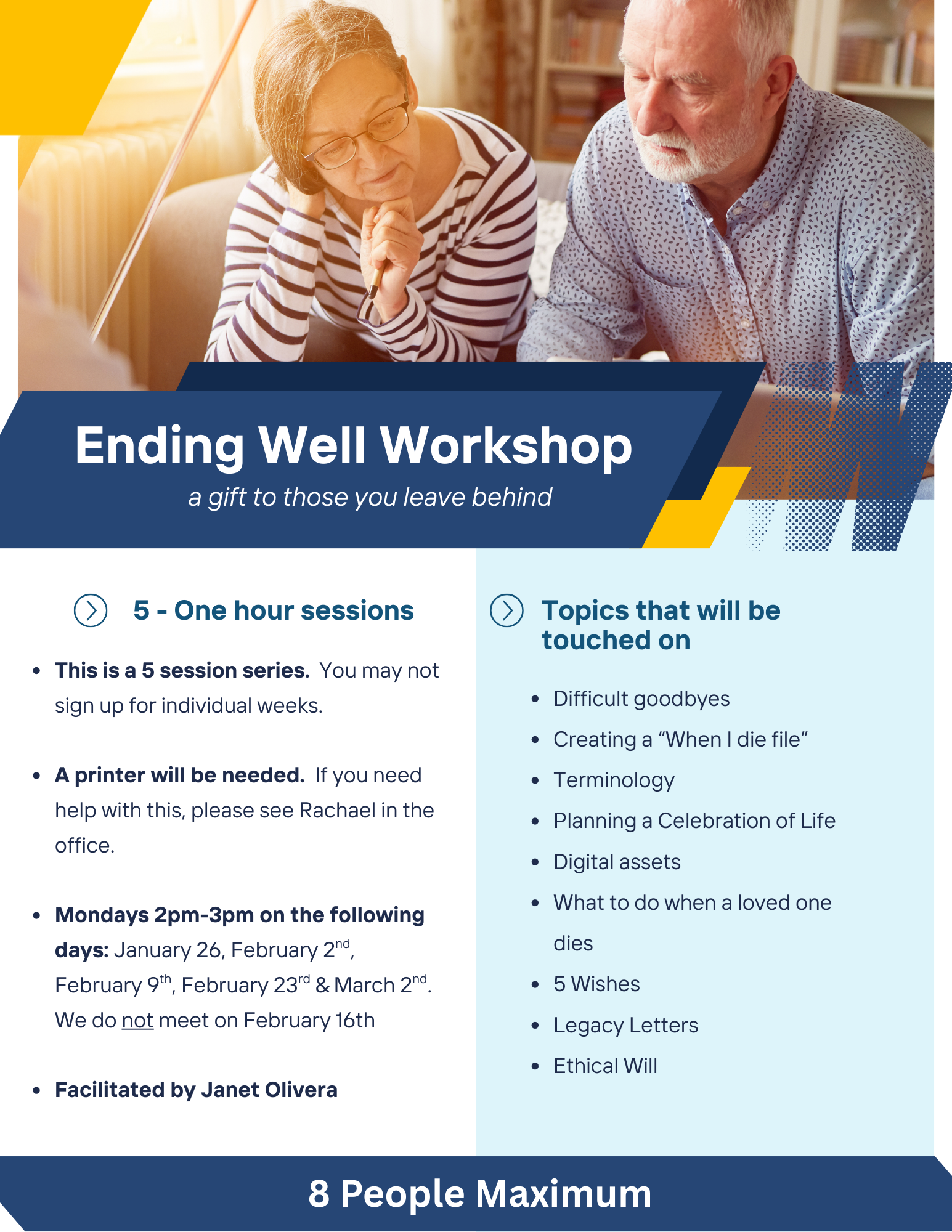 Ending Well Workshop Series