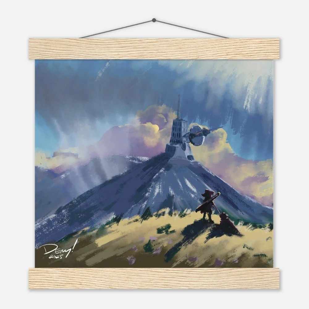 “We’ve Finally Arrived, Old Girl” [Premium Matte Paper w/ Hanger]