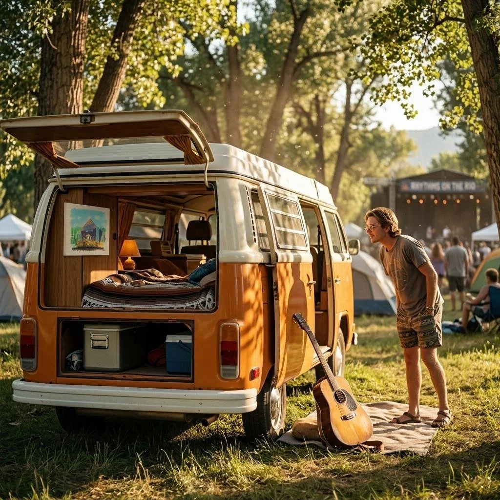 "Sunscreen and Jam Bands" Rhythms on the Rio [Wood Print]