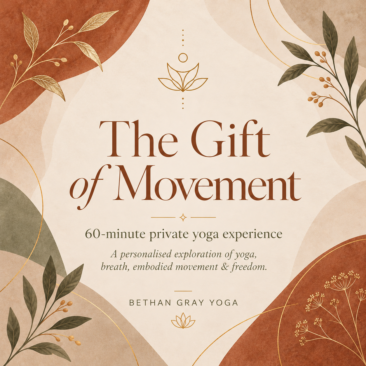 The Gift Of Movement: Private Session