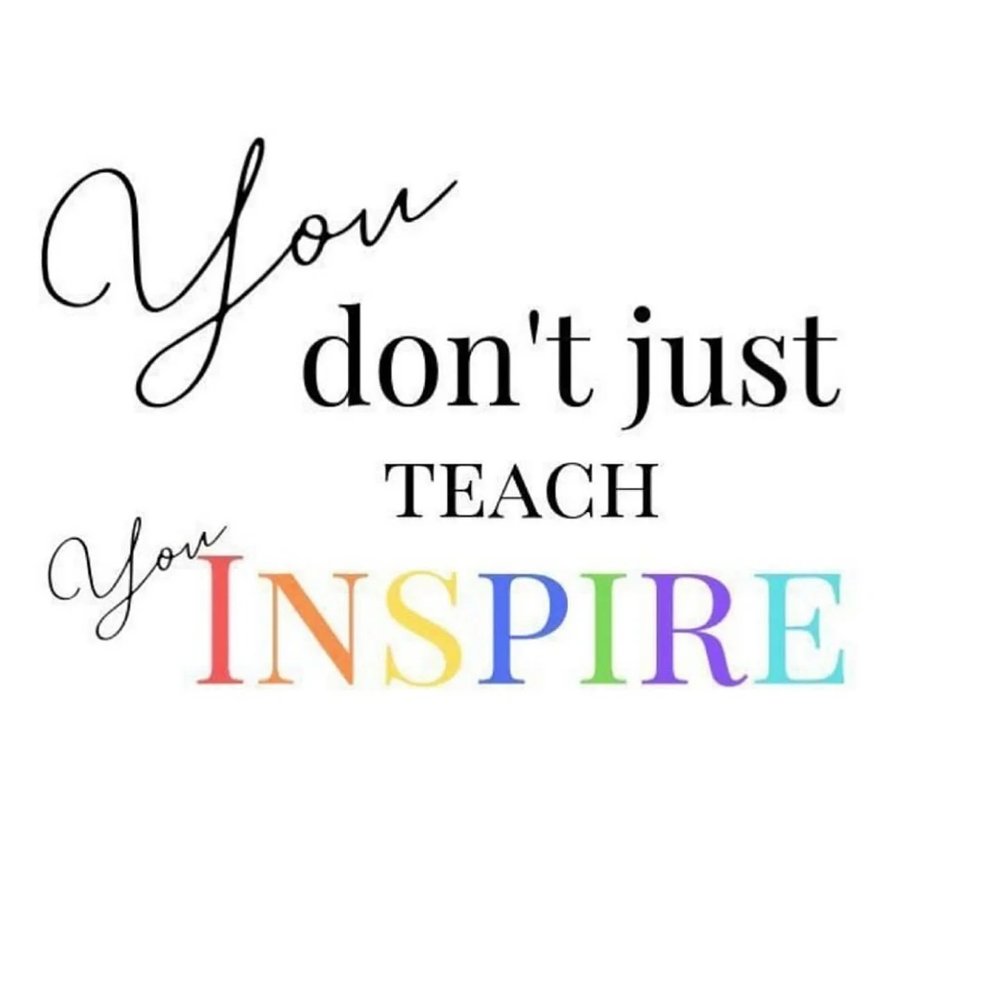 What you do is so much more than the subject you teach. As you develop relationships with your students, you’re not only facilitating their education—you’re inspiring them to learn. #edchat 