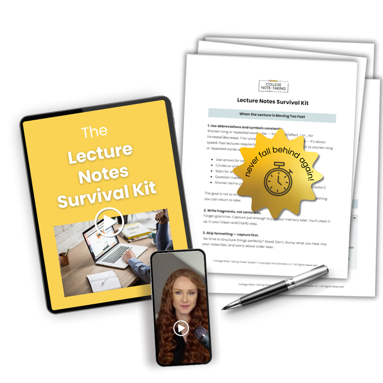 Lecture Notes Survival Kit