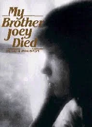 Close-up profile of a young woman with short hair, looking down, with text that reads 'My Brother Joey Died' and 'November 4, 1963'.