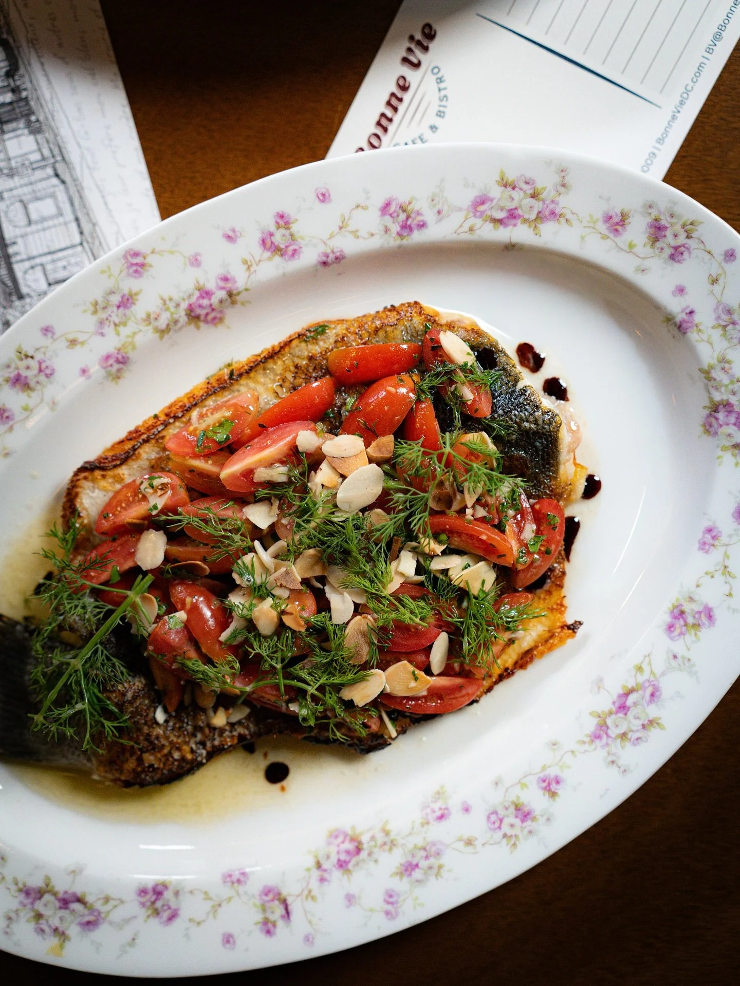 A dish that captures what we love most = simplicity, care, and a little warmth in every bite. ✨ Meet our Sea Bream Amandine, a quiet nod to classic French comfort. 🇫🇷
@bonneviedc, opening soon. 💫